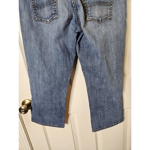 Lucky Brand Vtg Women's Mid Rise Crop Jeans Size 8/29 Blue USA Button Fly - Picture 8 of 10